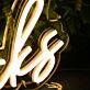 eat snacks LED-Neonschild für Küche Café