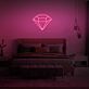 Diamant Symbol LED-Neonschild Schlafzimmer Wohnzimmer