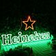 Heineken LED-Neonschild für Bar und Restaurant