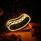 Hotdog LED-Neonschild für Imbiss Restaurant