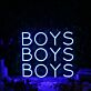 BOYS BOYS BOYS LED-Neonschild für Club oder Bar