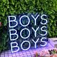 BOYS BOYS BOYS LED-Neonschild für Club oder Bar