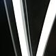 geschwungener Linienbuchstabe M LED-Neonschild für Wohnzimmer oder Schaufenster