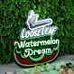 Loose Leaf Watermelon Dream LED-Neonschild für Bar Club