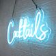 Cocktails LED-Neonschild für Bar und Club