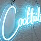 Cocktails LED-Neonschild für Bar und Club