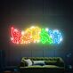 tanzende Figuren LED-Neonschild für Wohnzimmer oder Bar