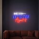 LET'S TOX About it LED-Neonschild für Kosmetikstudio und Schönheitssalon