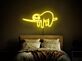 Faultier auf Ast LED-Neonschild Wohnzimmer Kinderzimmer