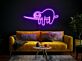 Faultier auf Ast LED-Neonschild Wohnzimmer Kinderzimmer