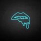 Lippen mit tropfendem Effekt LED-Neonschild Bar Club