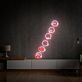 springende Spielfigur LED-Neonschild für Gamingzimmer oder Kinderzimmer