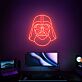 Darth Vader Helm als LED-Neonschild fürs Gamingzimmer