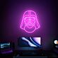 Darth Vader Helm als LED-Neonschild fürs Gamingzimmer