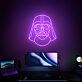Darth Vader Helm als LED-Neonschild fürs Gamingzimmer