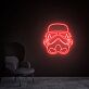 Stormtrooper-Helm LED-Neonschild