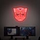 Roboterkopf Symbol LED-Neonschild Gaming Zimmer