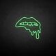 Lippen mit tropfendem Effekt LED-Neonschild Bar Club