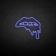 Lippen mit tropfendem Effekt LED-Neonschild Bar Club