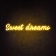 Sweet dreams LED-Neonschild für Schlafzimmer oder Wohnzimmer