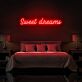 Sweet dreams LED-Neonschild für Schlafzimmer oder Wohnzimmer