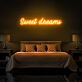 Sweet dreams LED-Neonschild für Schlafzimmer oder Wohnzimmer