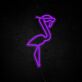 Flamingo mit Sonnenbrille LED-Neonschild Bar Wohnzimmer