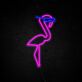 Flamingo mit Sonnenbrille LED-Neonschild Bar Wohnzimmer
