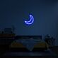 Halbmond LED-Neonschild Schlafzimmer Wohnzimmer