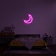 Halbmond LED-Neonschild Schlafzimmer Wohnzimmer