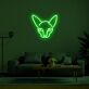 Katzenkopf LED-Neonschild für Wohnzimmer oder Bar