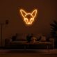 Katzenkopf LED-Neonschild für Wohnzimmer oder Bar