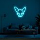 Katzenkopf LED-Neonschild für Wohnzimmer oder Bar