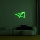 Papierflugzeug LED-Neonschild Wohnzimmer Kinderzimmer