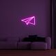 Papierflugzeug LED-Neonschild Wohnzimmer Kinderzimmer