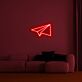 Papierflugzeug LED-Neonschild Wohnzimmer Kinderzimmer