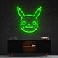 Pikachu Kopf LED-Neonschild für Wohnzimmer und Gaming Zimmer