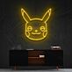 Pikachu Kopf LED-Neonschild für Wohnzimmer und Gaming Zimmer