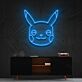 Pikachu Kopf LED-Neonschild für Wohnzimmer und Gaming Zimmer