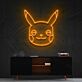 Pikachu Kopf LED-Neonschild für Wohnzimmer und Gaming Zimmer