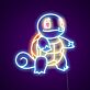 Neon Schild Schildkröten-Charakter LED Neonschild für Kinderzimmer und Gamingzimmer