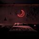 Halbmond LED-Neonschild für Schlafzimmer