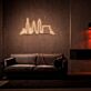 New York Skyline LED-Neonschild für Wohnzimmer oder Büro