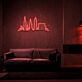 New York Skyline LED-Neonschild für Wohnzimmer oder Büro