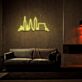 New York Skyline LED-Neonschild für Wohnzimmer oder Büro