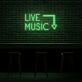LIVE MUSIC LED-Neonschild für Bar Club
