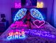 Engelsflügel LED-Neonschild für Schlafzimmer Wohnzimmer