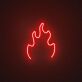 Flamme LED-Neonschild für Bar und Wohnzimmer