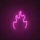 Flamme LED-Neonschild für Bar und Wohnzimmer
