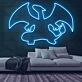 Drache mit ausgebreiteten Flügeln LED-Neonschild Gamingzimmer